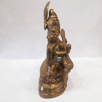 Brass saraswati idol