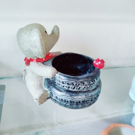 Elephant succulent pots elephant planter pot house decorations for home room decor statue decor Flower Pot Children's Room Desktop Decor