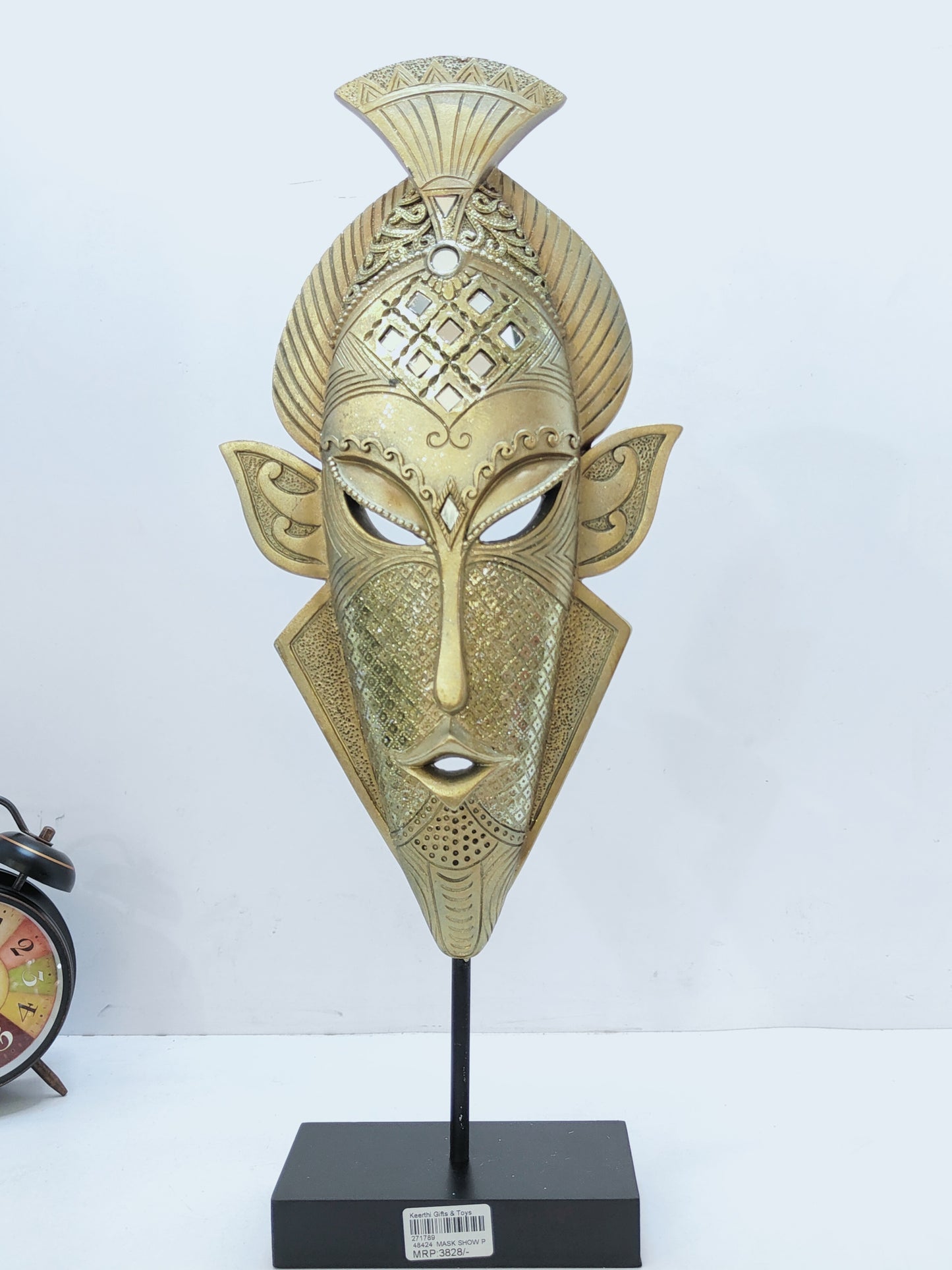 African Tribal Face Mask Sculpture