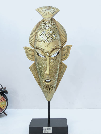 African Tribal Face Mask Sculpture