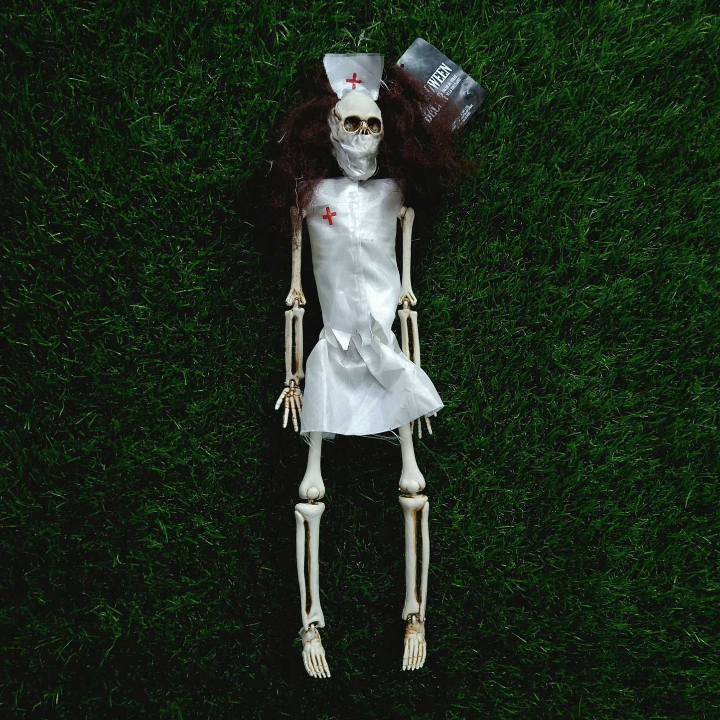 Nurse Skeleton Halloween Hanging