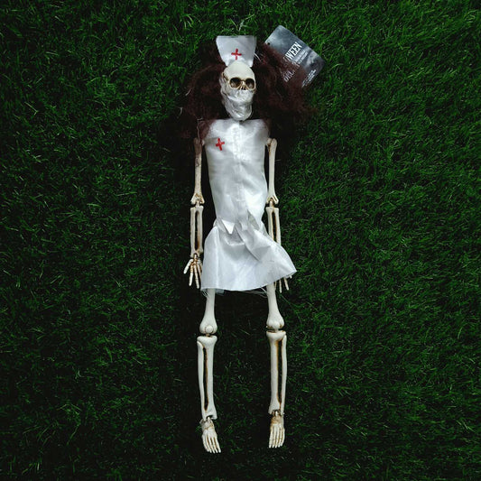 Nurse Skeleton Halloween Hanging