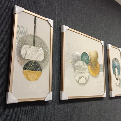 Crystal wall frames