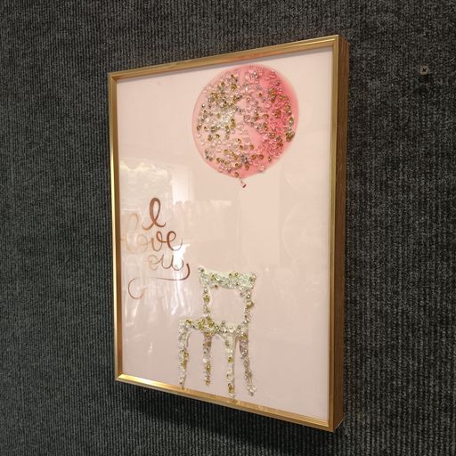 Crystal wall frames