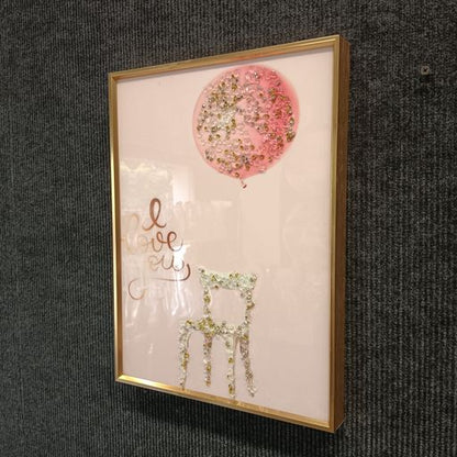 Crystal wall frames