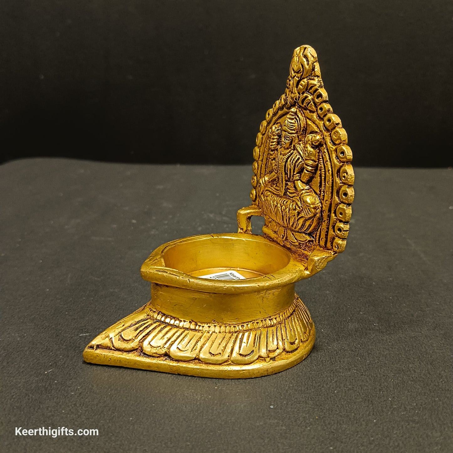 Lakshmi Devi Diya brass antique