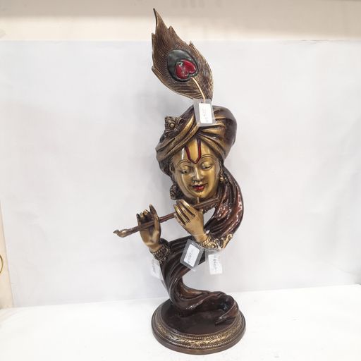 Brass Krishna idol