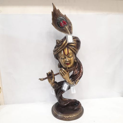 Brass Krishna idol