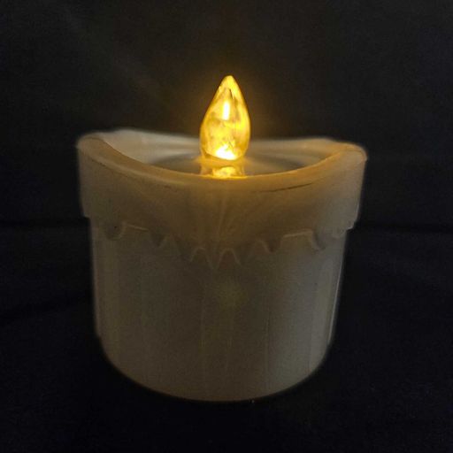 Decorative tlight smokeless flamess candle