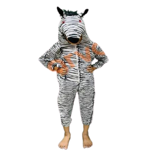 Zebra Animal Costume - 2-4 Years/S