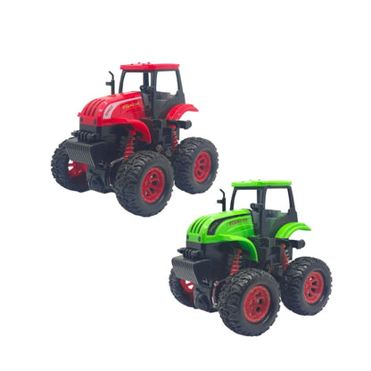 Farmer tractor stunt car push toy