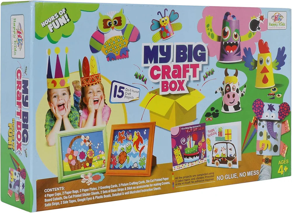 Art and Craft Game Kit My Big Craft Box for Both Boys and Girls Up to 10 Years old