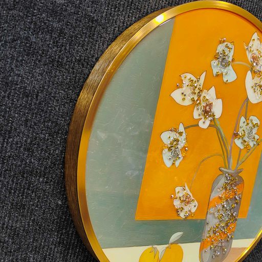 LUXURY CRYSTAL 3D CIRCLE SHAPE PAINTING