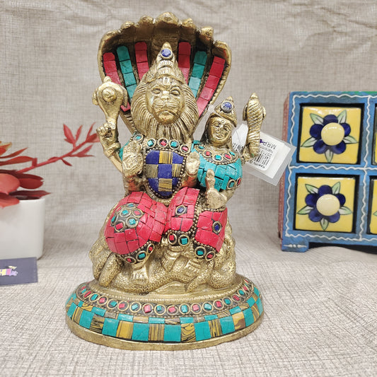 Narsimha Swamy Brass Idol for Pooja