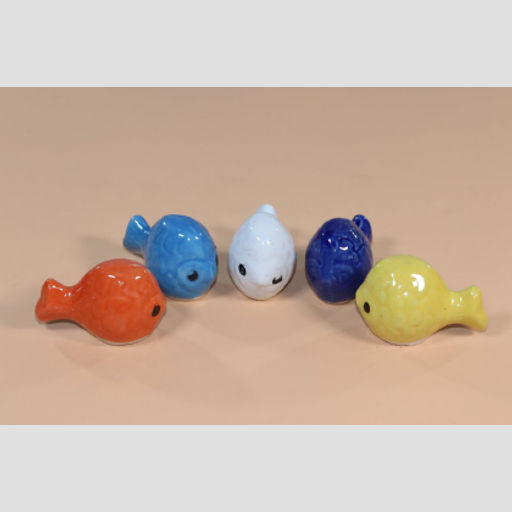 Heart Stealer Ceramic Miniature Fish Toy for Kids