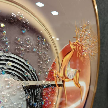 Crystal wall frames