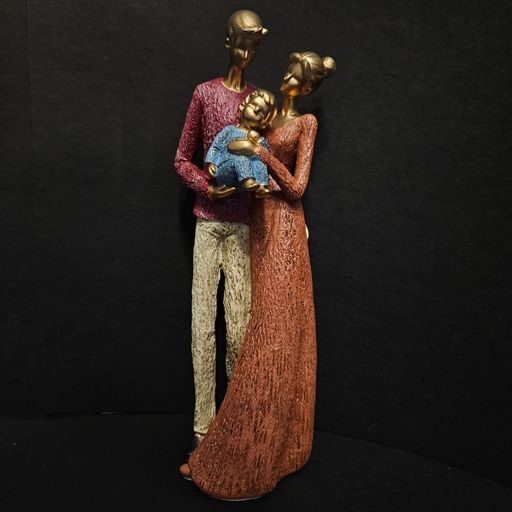 Modern stylish loving romantic couple family showpiece Figurine