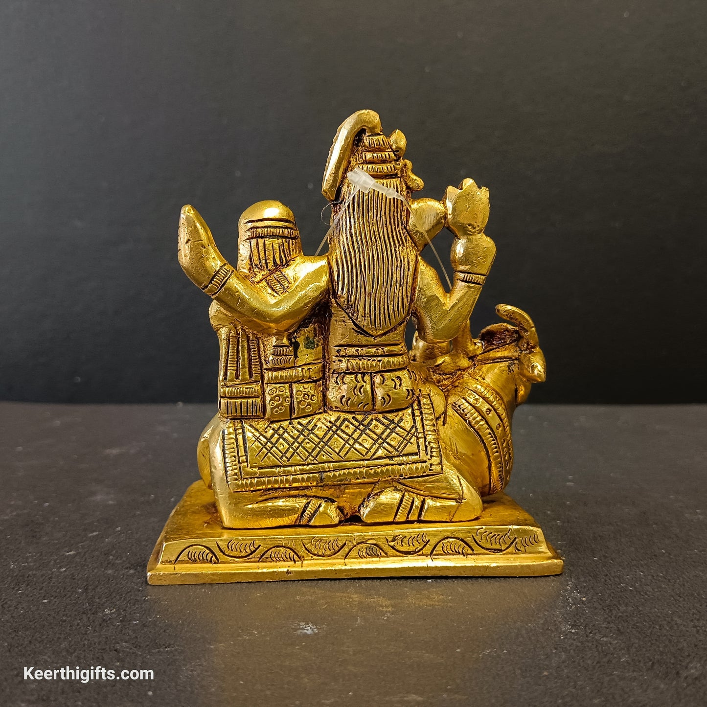 Shiva Family brass antique idol
