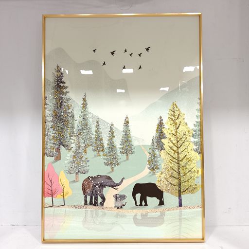 Crystal wall frames