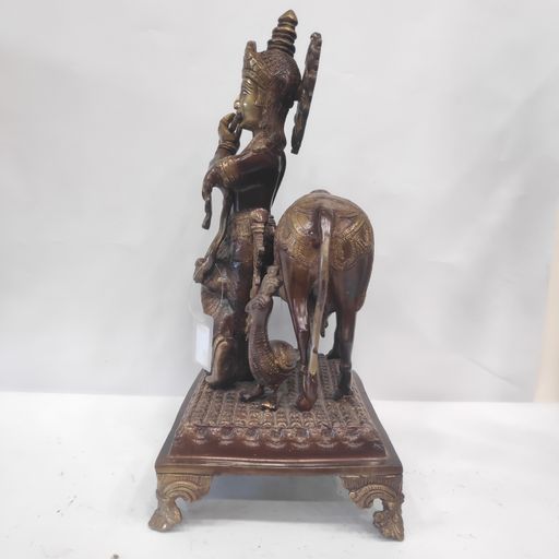 Antique Cow krishna idol
