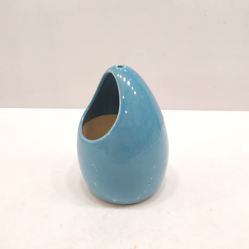 Aqua Blue Succulent Planter Ceramic pot for office & home