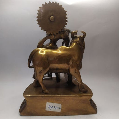 Antique cow krishna
