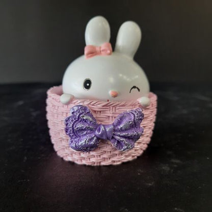 Bunny basket bubble head