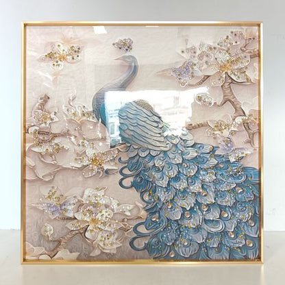 Crystal wall frames