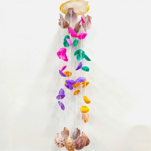 Colorful Shell Wind Bell Mediterranean Style Home Decoration Wind Bell as a Gift