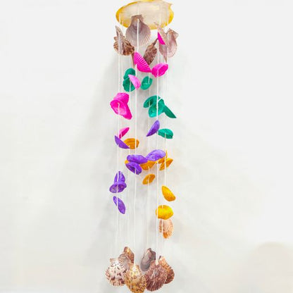 Colorful Shell Wind Bell Mediterranean Style Home Decoration Wind Bell as a Gift