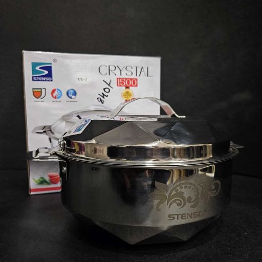 Stainless steel insulated crystal shaped hot pack