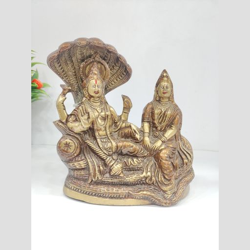 brass lakshmi vishnu