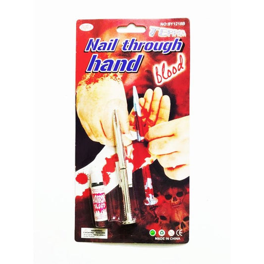 Nail Through Hand Halloween Wearables