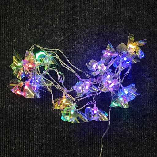Multicolour flickering flower neon colour serial lighting set