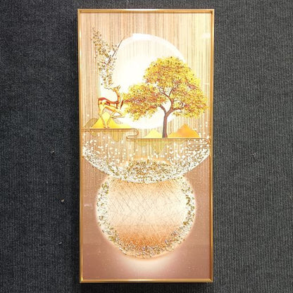 Crystal wall frames