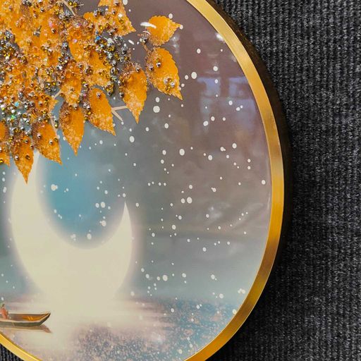 LUXURY CRYSTAL 3D CIRCLE SHAPE PAINTING