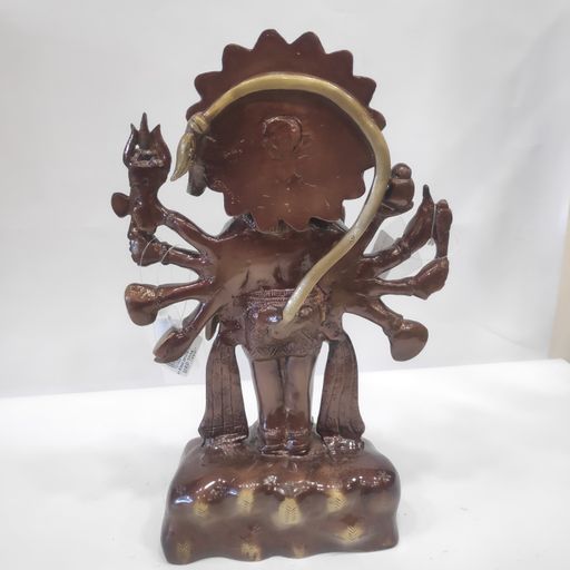 Brass panchamuka hanuman idol