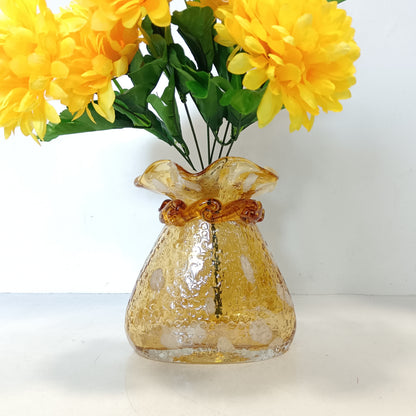 Specially hand moulded glass Flower vase