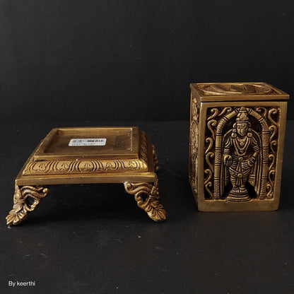 BRASS TIRUPATI BALAJI DHOOP DANI and INCENSE HOLDER