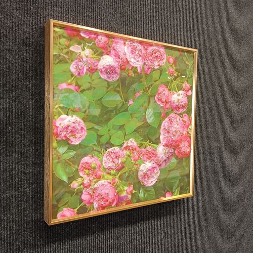 Crystal wall frames