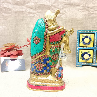 Brass Radha Krishna