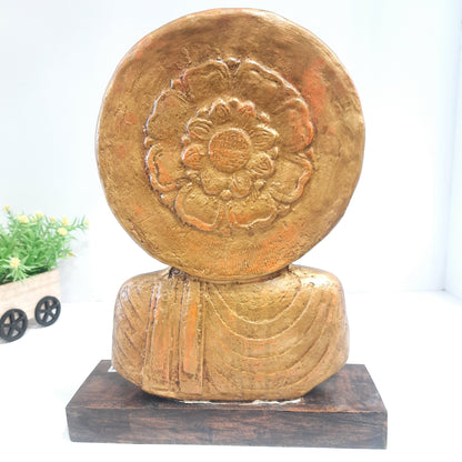 Paper Machie Gautham Buddha Half Bust