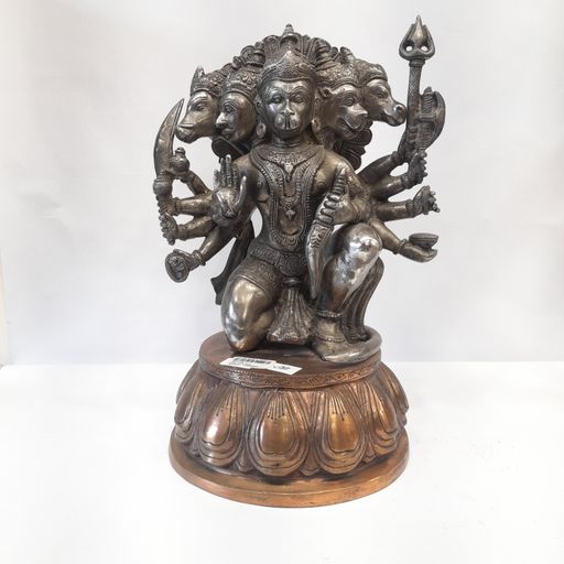 Hanuman brass idol