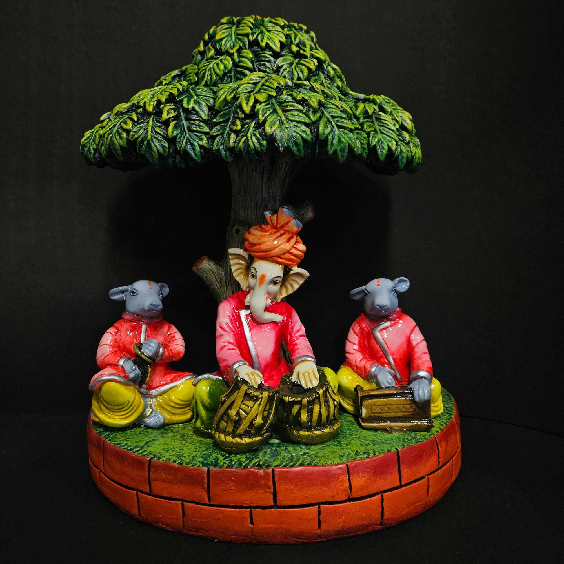 Hand Crafted Traditional vinayaka Showpiece Figurine Idol for Home Decoration