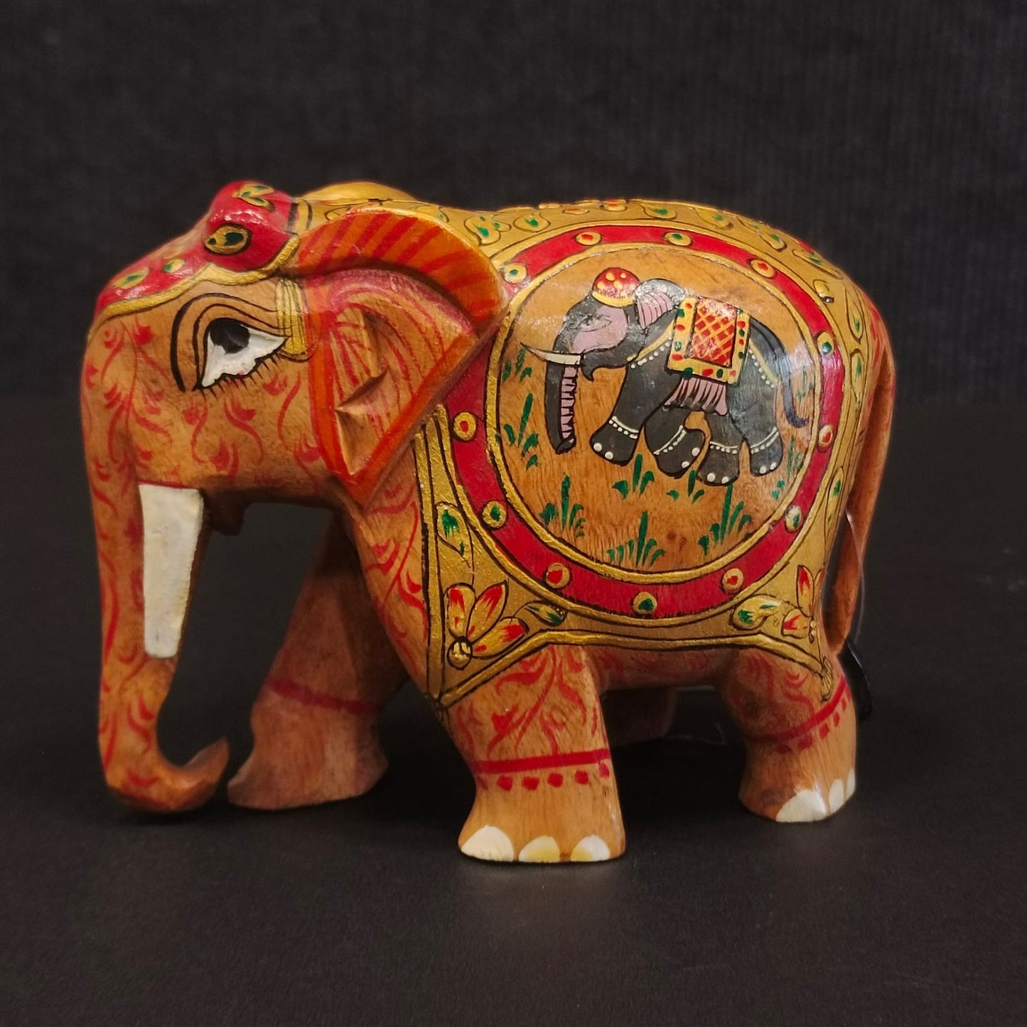 Wooden Elephant Embrossed