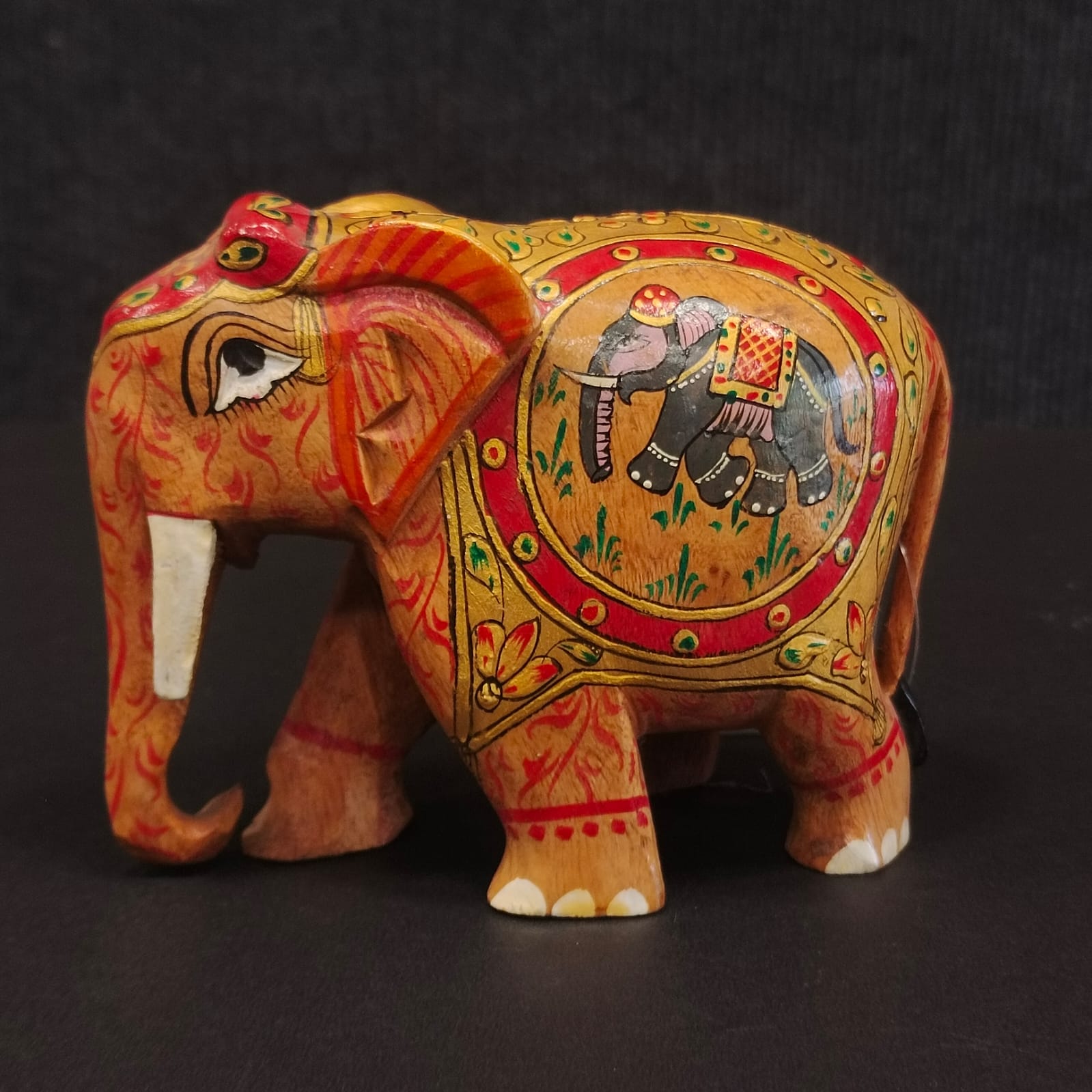 Wooden Elephant Embrossed