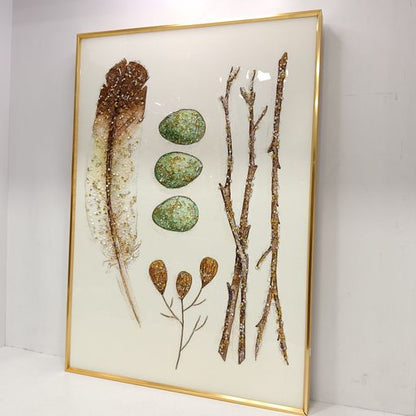 Crystal wall frames