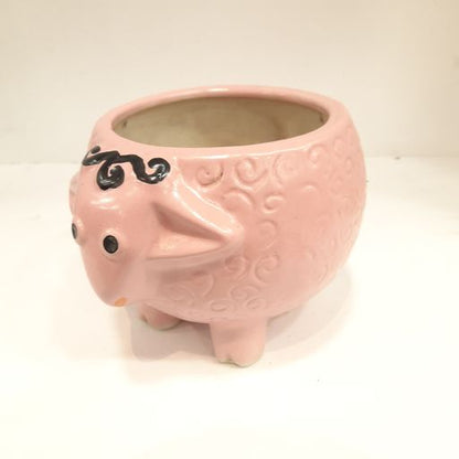 Ceramic sheep shaped Ceramic Planter Pot Indoor Ourdoor Plants,Home and Garden Decor, Decorative Succulents Pot
