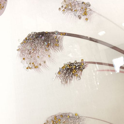 Crystal wall frames