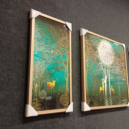 Crystal wall frames